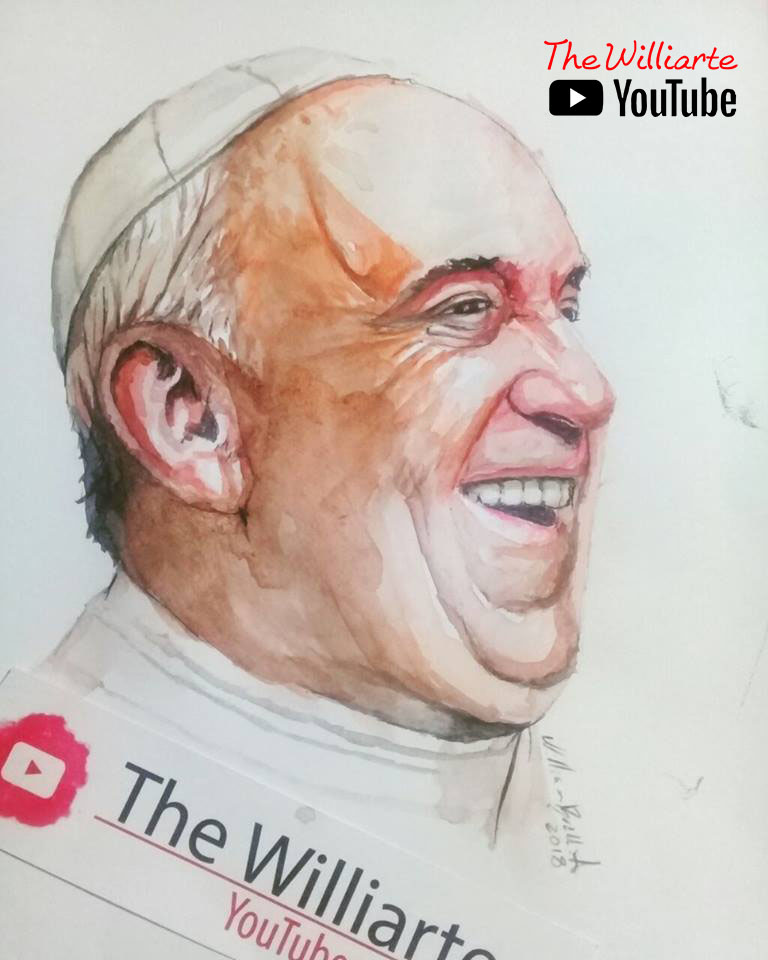 Dibujo Papa Francisco